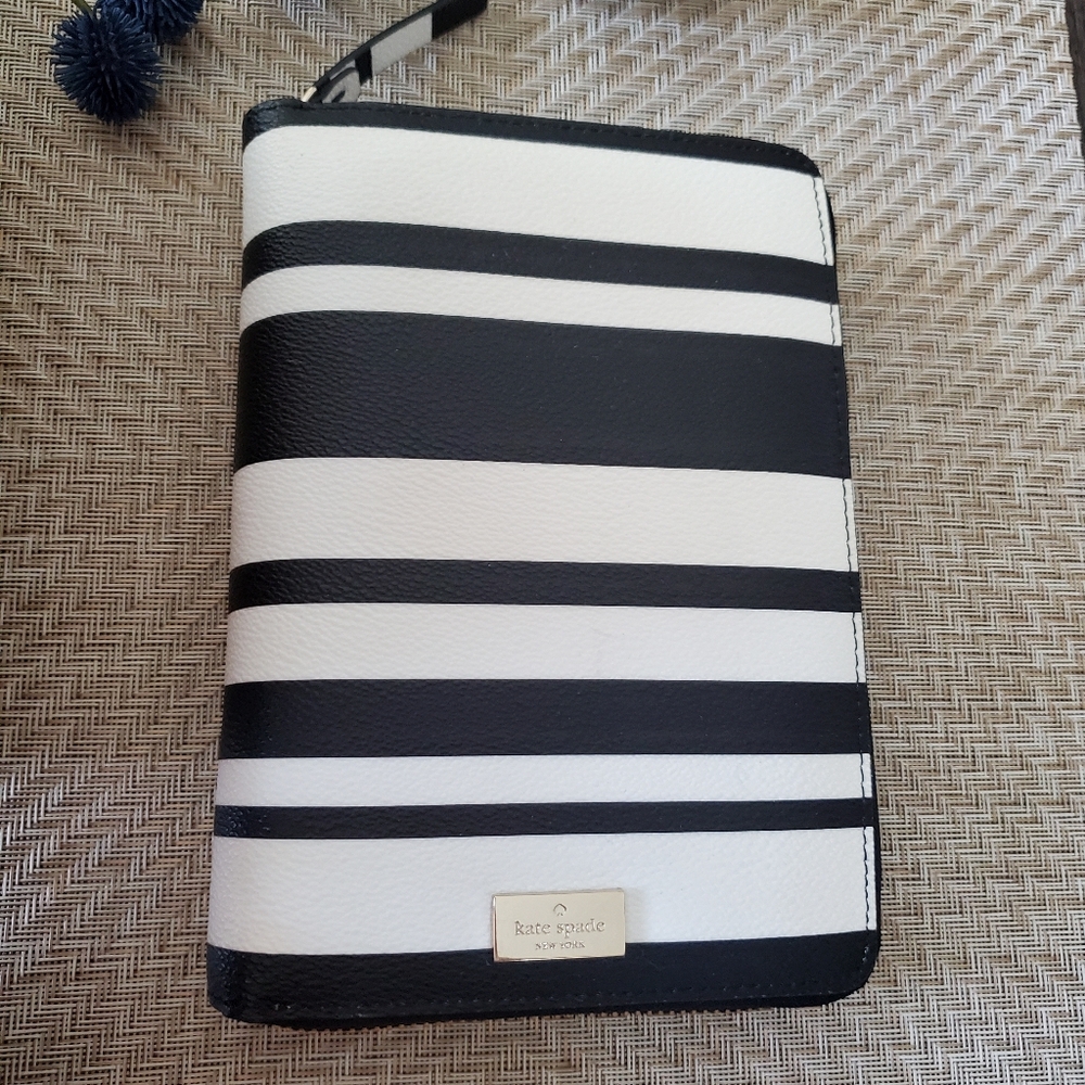 Kate Spade striped Arbour hill bon bon planner agenda organizer